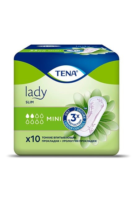 Прокладки урологические Tena Lady Slim Mini 10 шт | Watsons