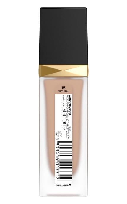 EVELINE-Тональная основа Eveline Wonder Match 15 Natural 30 мл-5903416017752