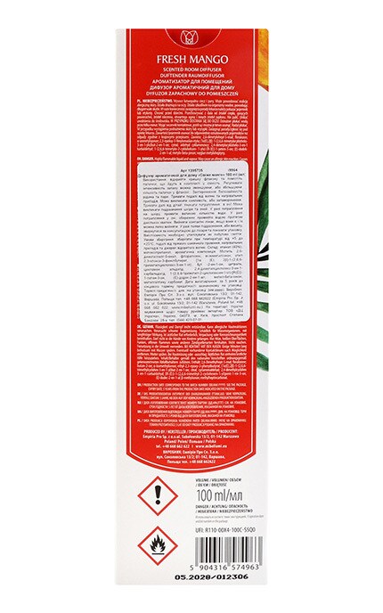 MI BELLUMI-Диффузор ароматический для дома Mi Bellumi Fresh Mango 100 мл-5904316574963