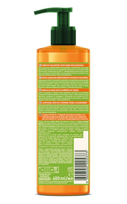 FRUCTIS-Комплексный уход за волосами Garnier Fructis Гудбай секущиеся кончики 400 мл-3600542225373