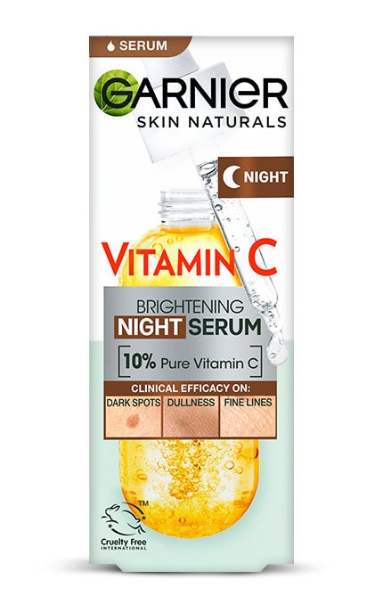 SKIN NATURAL-Сыворотка для лица ночная Garnier Skin Active Vitamin C 30 мл-3600542541664