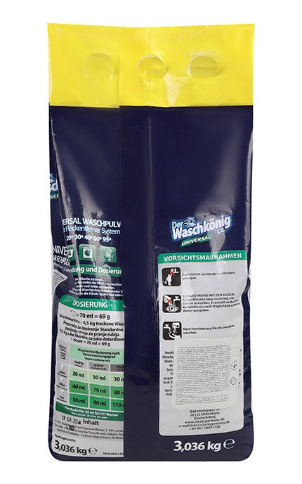 WASCHKONIG-Стиральный порошок Der Waschkonig Universal 3.036 кг-4260418931334