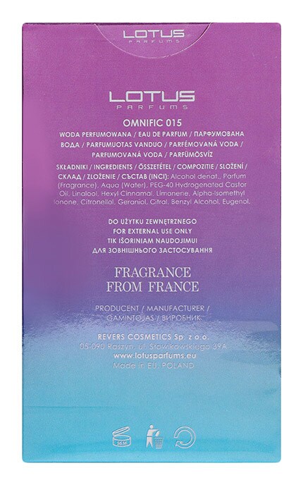 LOTUS-Вода парфумована Lotus Omnific 100 мл-5902815195504