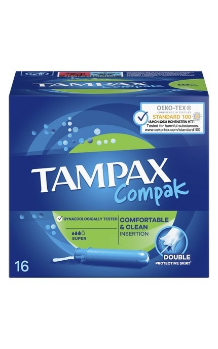 TAMPAX-Тампони Tampax Compak Super з аплікатором 16 шт-4015400219743
