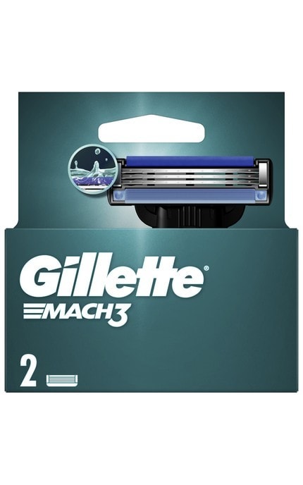 GILLETTE MACH 3-Змінні картриджі для гоління Gillette Mach 3 2 шт-3014260251970