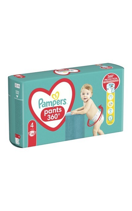 PAMPERS-Подгузники-трусики детские Pampers Pants размер 4 9-15 кг 48 шт-8006540068755