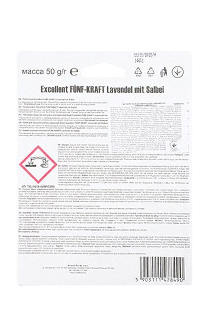 MI BELLUMI-Засіб для чищення унітазу 5в1 Mi Bellumi Excellent Лаванда і шавлія 50 г-5903111478490