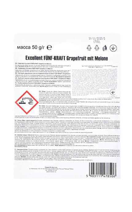 MI BELLUMI-Средство для чистки унитаза 5в1 Mi Bellumi Excellent Грейпфрут и дыня 50 г-5903111478506