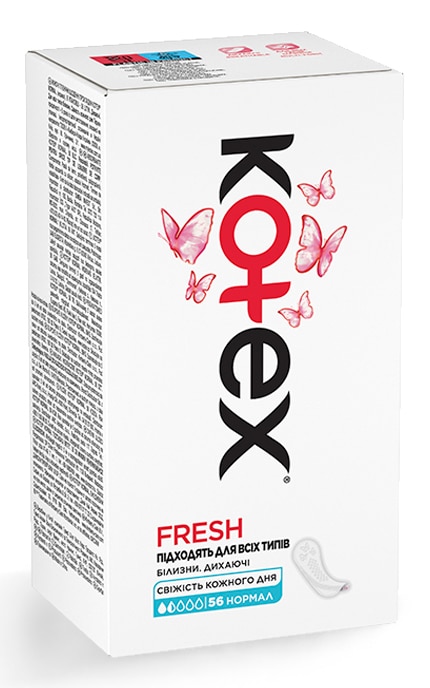 KOTEX-Прокладки жіночі гігієнічні щоденні Kotex Normal 56 шт-5029053548050
