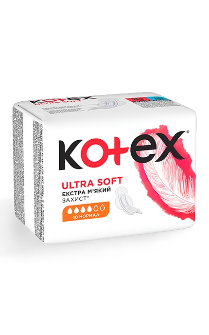 KOTEX-Прокладки женские Kotex Extra Soft Normal 10 шт-5029053542669
