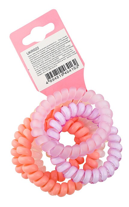 MIINE-Набор спиральных резинок для волос №UKR022 Miine 1 шт-4894819464162