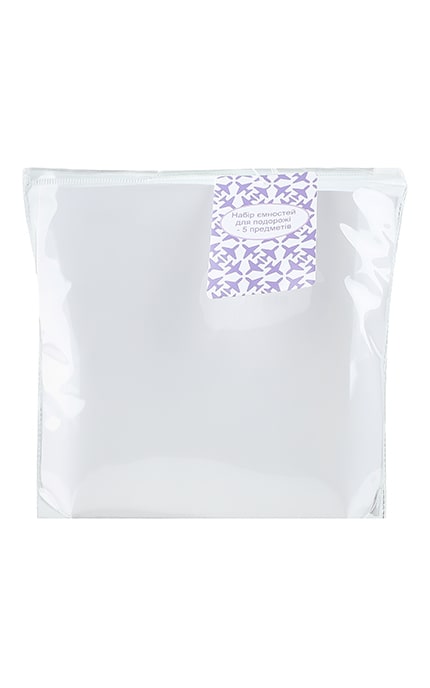 MIINE-Набір ємностей для подорожі 5 предметів Ningbo Evershine International Co Ltd 1 шт-4894819563773