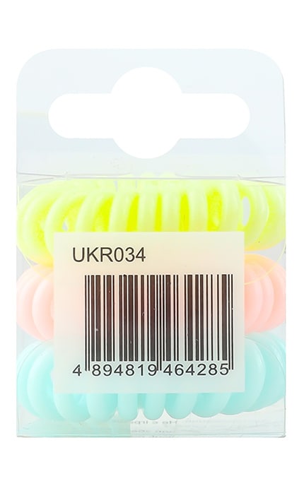 MIINE-Набір спіральних резинок для волосся Miine 1 шт-4894819464285