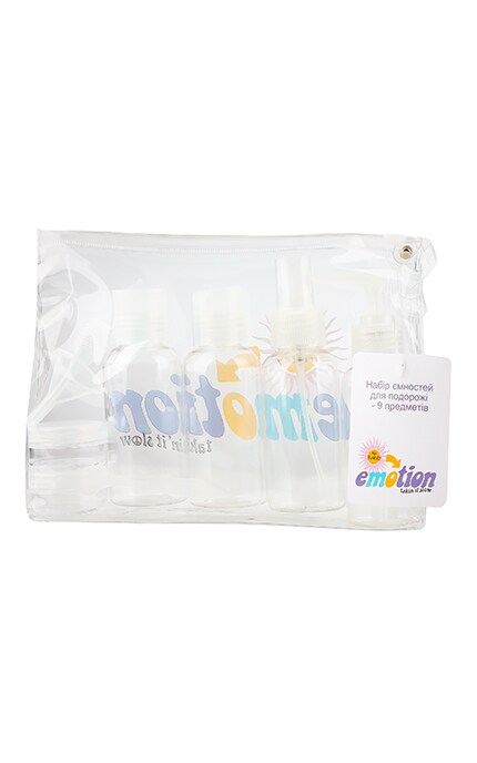 MIINE-Набор емкостей для путешествия 9 предметов Ningbo Evershine International Co Ltd No Hwrry emotion takin'it slow 1 шт-4894819564114