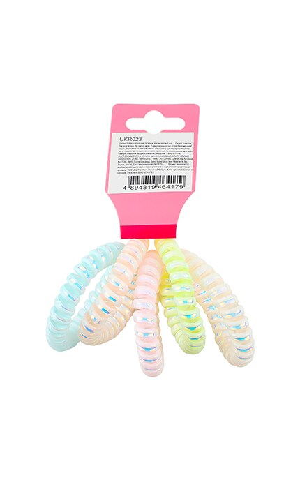 MIINE-Набір спіральних резинок для волосся №UKR023 Miine 1шт-4894819464179