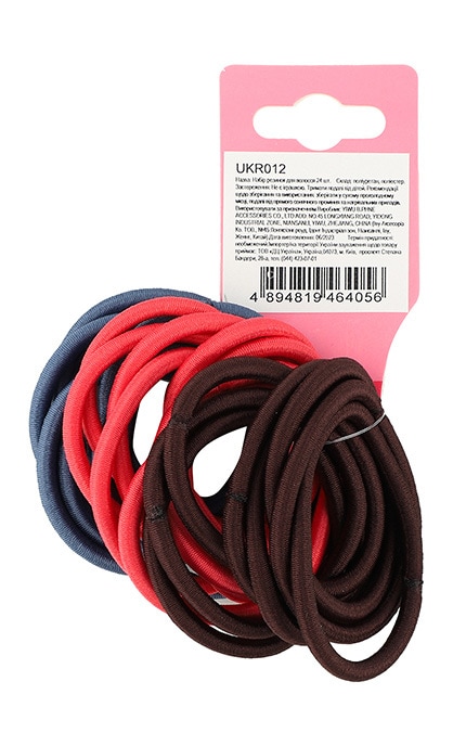 MIINE-Набір резинок для волосся №UKR012 Miine 1 шт-4894819464056