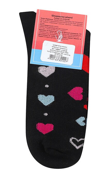 WOMEN'S CODE-Шкарпетки класичні тематичні Women's Code №14B35/1 23-25-4820163324227