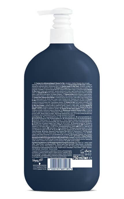 SCHAUMA-Чоловічий шампунь Schauma Classic 750 мл-9000101681185