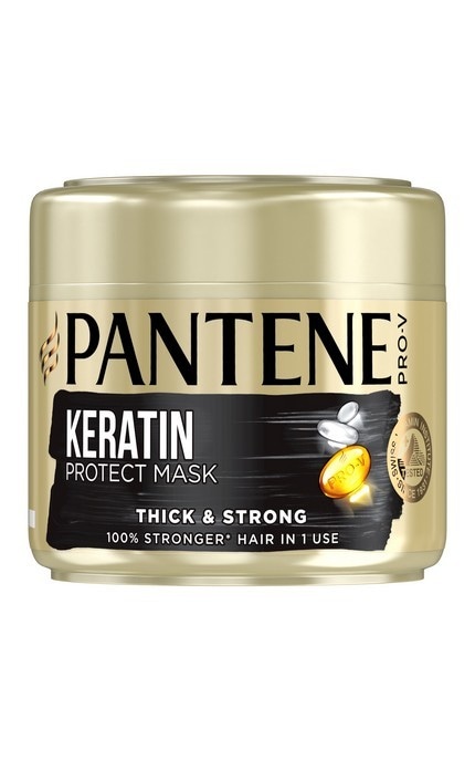 PANTENE-Маска для волос с кератином Pantene Pro-V Густые и крепкие, 300 мл-8006540447826