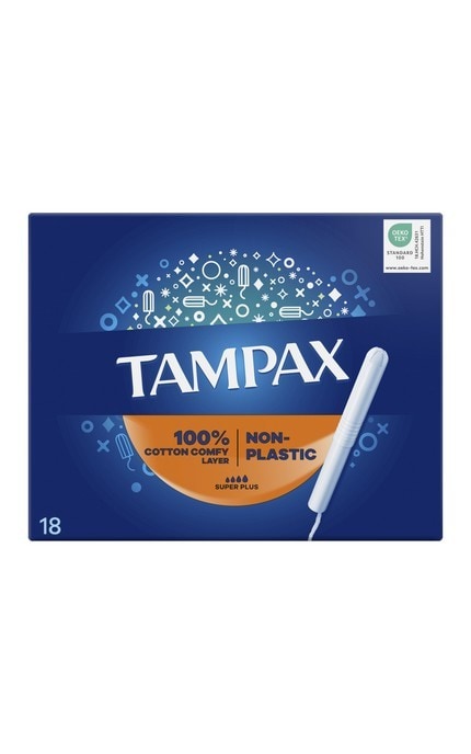 TAMPAX-Тампоны Tampax Compak Super Plus с аппликатором, 18 шт-8006540716670