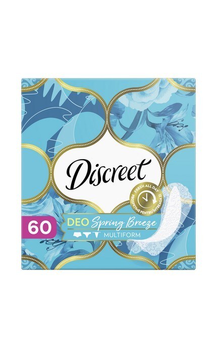 DISCREET-Ежедневные прокладки Discreet Ocean Breeze Scent, 60 шт-8700216153096