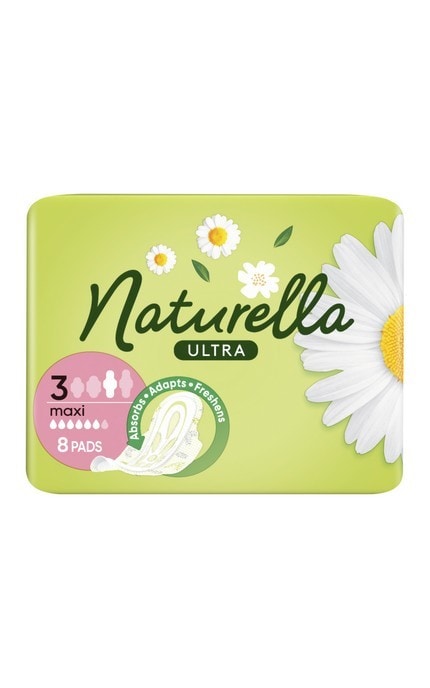 NATURELLA-Прокладки жіночі гігієнічні Naturella Ultra Maxi 8 шт-4015400125099