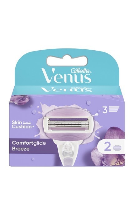 GILLETTE VENUS-Змінні картриджі для гоління Venus Breeze з гелевою смужкою 2 шт-7702018886432