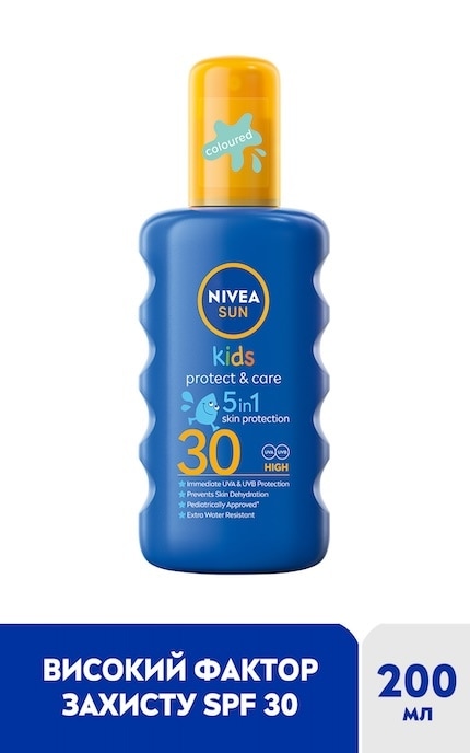 NIVEA-Детский солнцезащитный спрей Nivea Sun Kids 