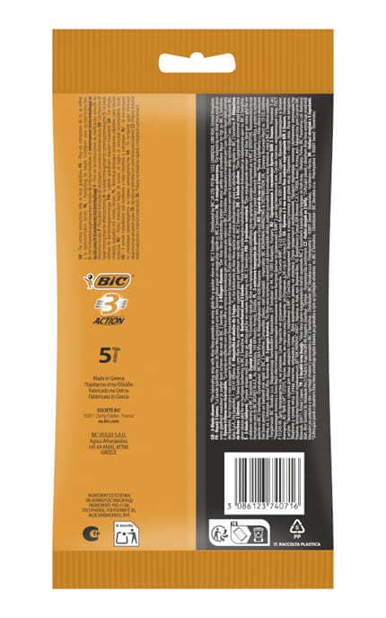 BIC-Бритва для бритья Bic Action 3 5 шт-3086123740716