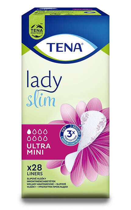 TENA-Прокладки урологічні Tena Lady Slim Ultra Mini 28 шт-7322541116082