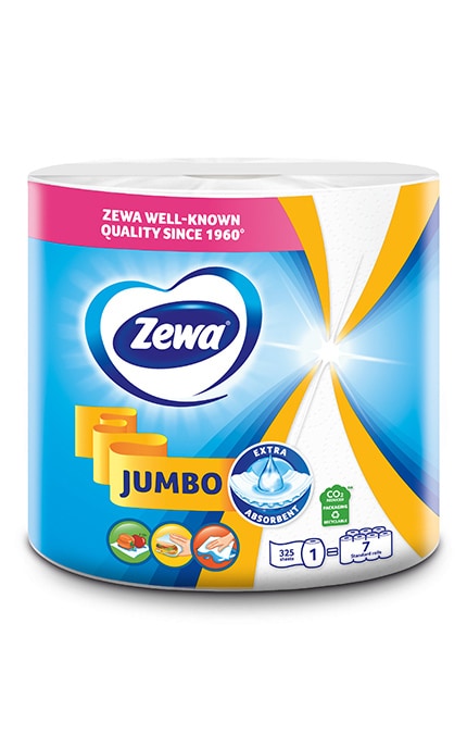 ZEWA-Паперові рушники Zewa Jumbo, 2 шари, 1 рулон 1 шт-7322541191706