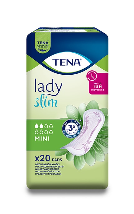 TENA-Прокладки урологічні Tena Lady Slim Mini 20 шт-7322540852486
