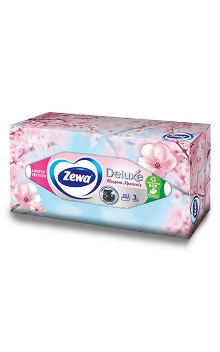 ZEWA-Серветки косметичні Zewa Deluxe, 3 шари, 90 шт-4006670128002