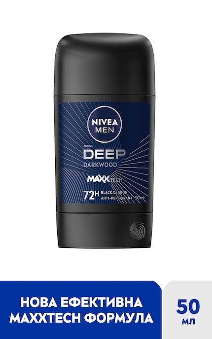NIVEA-Антиперспірант Nivea Men Deep Darkwood 50 мл-4006000098272