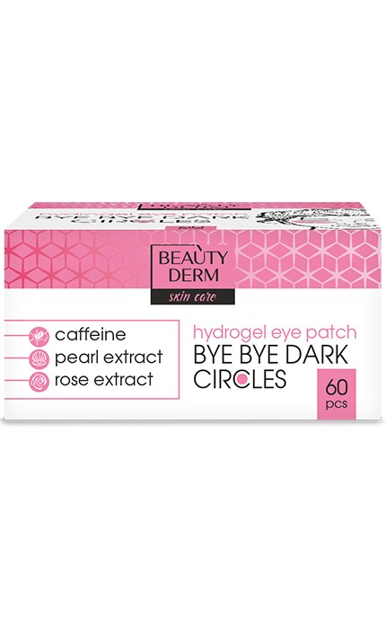 BEAUTYDERM-Патчи под глаза Beautyderm Bye Bye розовые гидрогелевые 60 шт-4820185225076