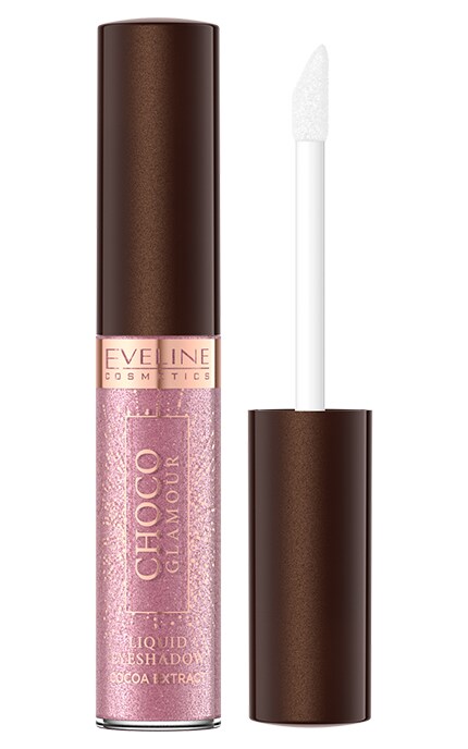 EVELINE-Pідкі тіні  Choco Glamour блискучі з екстрактром какао 04 6,5 мл-5903416058984