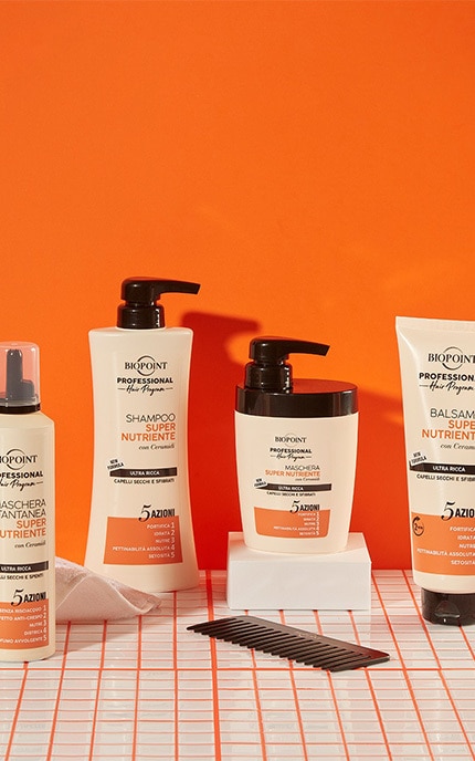 -Шампунь BIOPOINT Ultra Nourishing суперпитательный для поврежденных и сухих волос 400 ml-8052862410666