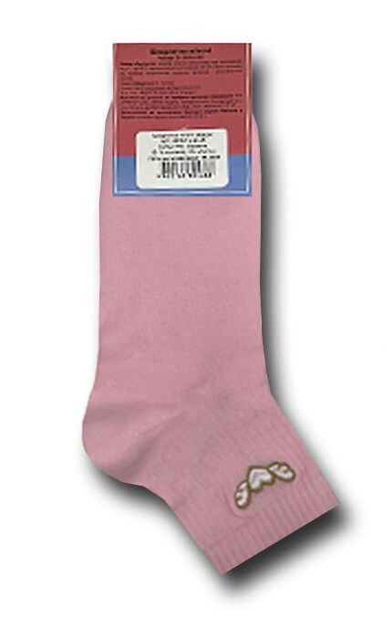 WOMEN'S CODE-Шкарпетки жіночі середні Women's Code імітація резинки з вишивкою 23-25-4820163324395