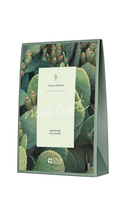 SNP-Тканинна маска для обличчя SNP Halloasis moisture hill mask Зволожувальна 25 мл-8809550641679