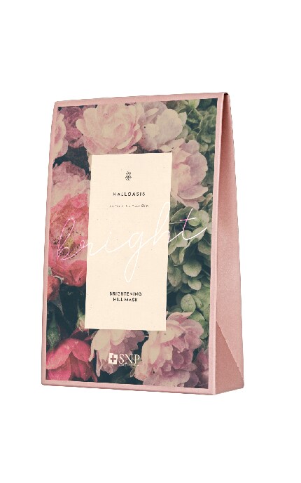 SNP-Тканинна маска SNP Halloasis Brightening Hill Mask для тьмяної та сухої шкіри обличчя з екстрактом пустельної троянди 25мл-8809550641686