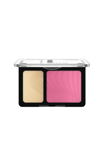 CATRICE-Палетка для макіяжу Catrice Cheek Affair Blush & Highlighter 010 Love At First Swipe 10 г-4059729419101