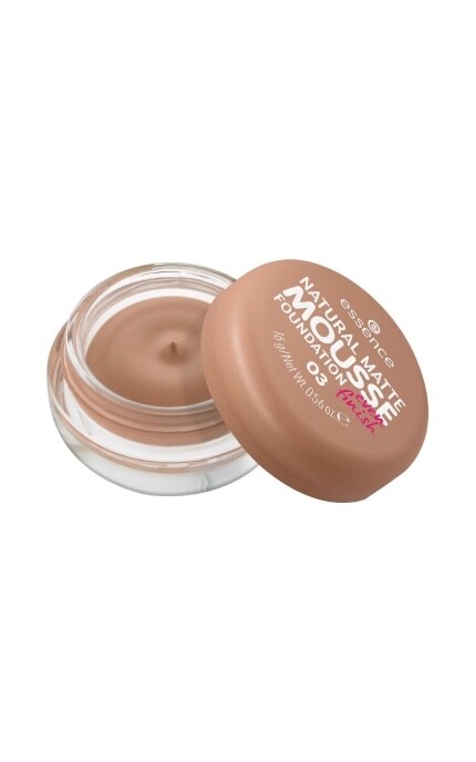 ESSENCE-Тональна основа мус Natural Matte Mousse Foundation 03-4059729394354