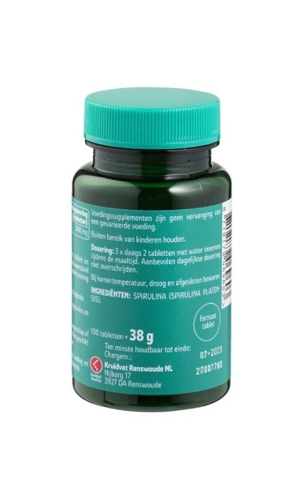 KRUIDVAT-Диетическая добавка Kruidvat Спирулина 100 шт-8719179069603