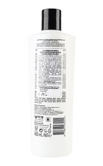 TRESEMME-Кондиционер для волос Hydrate&Purify TRESemme увлажняющий 400 мл-8710847974441