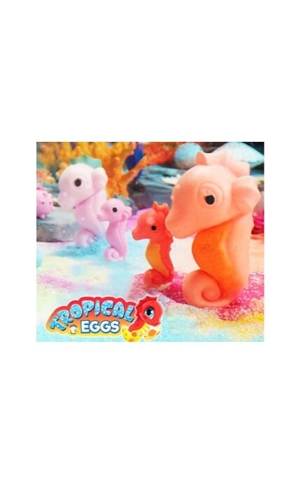 KIDDISVIT-Іграшка що зростає у воді Tropical Eggs Мешканці морів 1 шт-1408363