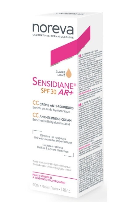 NOREVA-Крем для лица Noreva Laboratoires Sensidiane AR+ CC + SPF 30 40 мл-3571940004085