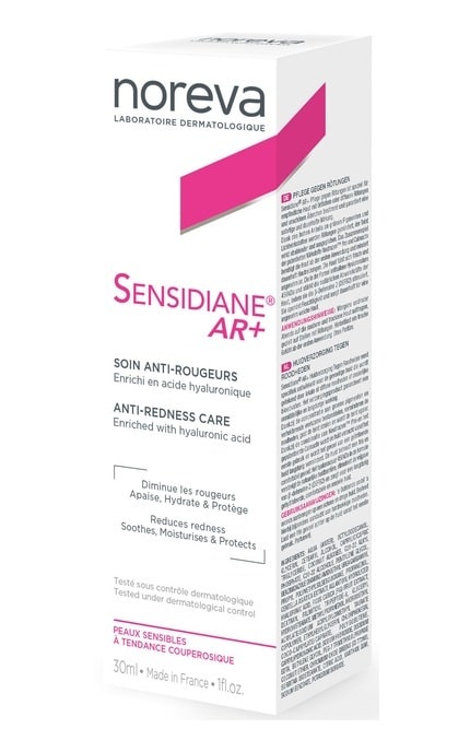 NOREVA-Крем для чувствительной кожи Noreva Laboratoires Sensidiane AR+ Anti-Redness Care при Куперозе и Розацеа 30 мл-3571940004092
