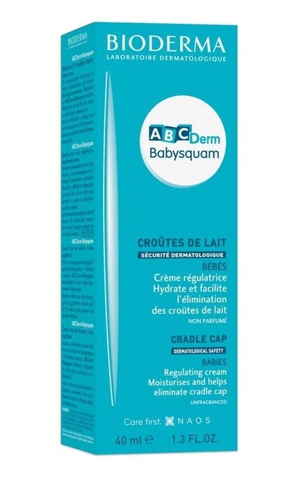 BIODERMA-Крем для тіла Bioderma ABCDerm Babysquam дитячий 40 мл-3401577538373