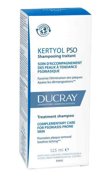DUCRAY-Шампунь Ducray Кертиол PSO против псориаза 125 мл-3282770148466