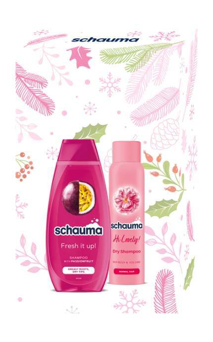 SCHAUMA-Набір для жінок Schauma Fresh it Up. Refresh & Volume Шампунь Fresh it Up 400 мл + Сухий шампунь Hi Lovely! 150 мл-4015100863406